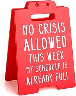 Funny Boss Gifts for Women Men, Boss Lady Gift, White Elephant Gift, Administrative Professional Day Coworker Gifts for Women Manager Supervisor Leader Administrator Principal, Funny Cubicle Sign