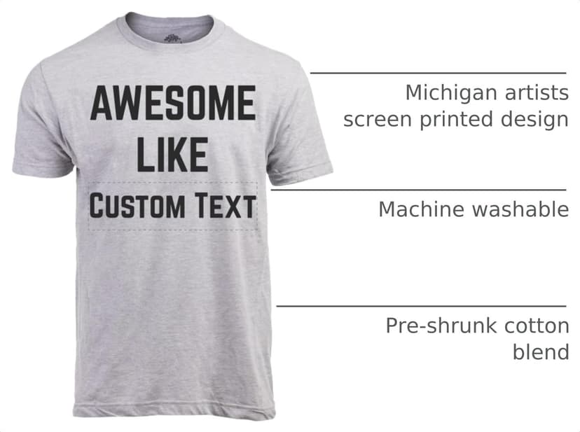 Awesome Like My Daughter | Funny Tee Shirt, Sarcastic Saying Humor Dad Joke T-Shirt for Father Grandpa Daddy B0B9ZTP9F7