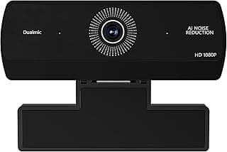 Webcam for PC, HD 1080P USB Plug-and-Play Computer Web Camera, High Definition Webcam for Desktop Laptop, Ideal for Online Class, Video Conference, Live Streaming & Gaming