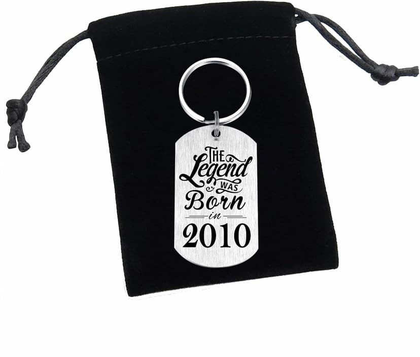 Yobent Birthday Gifts for Men Women Him, Happy Birthday Personalized Keychain, Men Gifts for Bday Unique B0CQ8GFN4W