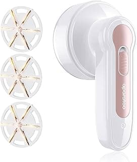 Fabric Shaver, Lint Remover for Clothes, USB Rechargeable Fabric Defuzzer with 3 Replaceable Blades, Removes Fabric Pills, Rechargeable Sweater Defuzzer Pill Remover, Depiller Effectively Remove Pills