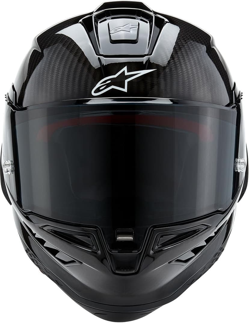 Alpinestars Supertech R10 Solid Helmet, Carbon Shell, CE-Certified, Advanced Ventilation & Fit
