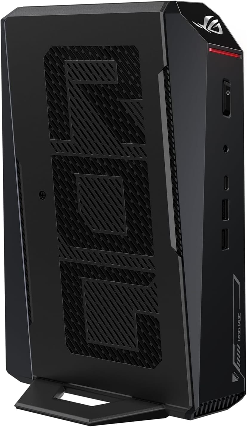 ROG NUC (2025) Gaming Mini PC with Intel® Core™ Ultra 7 (Series 2) ARL-HX CPU, NVIDIA® GeForce RTX™ 5060 MobileGPU, 32GB DDR5 RAM, 1TB NVMe SSD, Thunderbolt™ 4, Triple-Fan Cooling, and ARGB Lighting