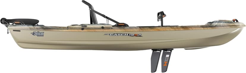 Pelican Catch HDII Premium Angler - Sit-On-Top Fishing Kayak - HyDryve Pedal System & Comfortable Ergocast seat