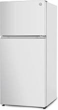 Commercial Cool 18 Cu. Ft. Top Mount Refrigerator with Freezer, 2-Door Refrigerator with Top Freezer and Adjustable Temperature Control, Ice Maker Ready, Energy Star Certified, White