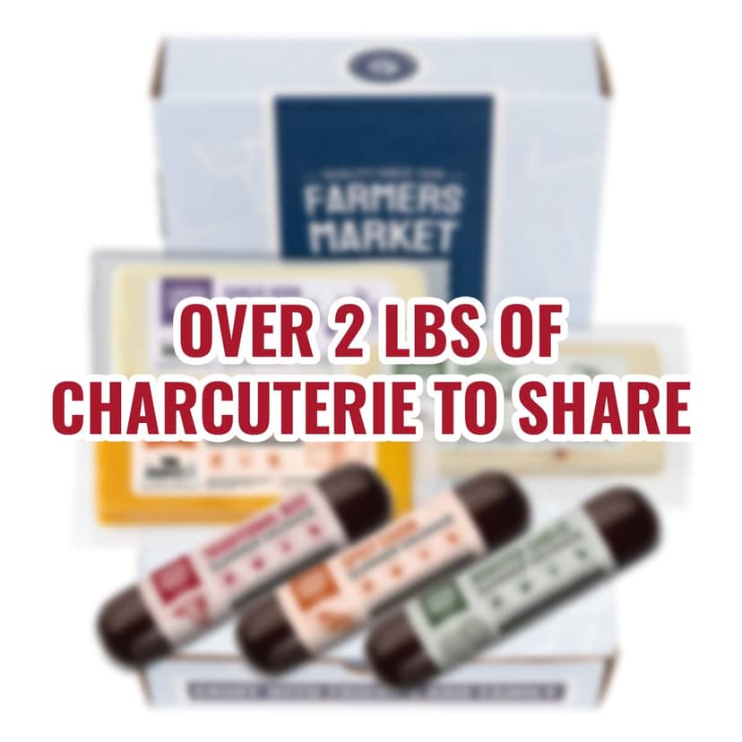 Farmers Market, Gluten Free, Keto, Paleo, Low Sodium, Zero Sugar, Christmas Charcuterie Board, Holiday Meat and Cheese Gift Baskets, Classic Assortment