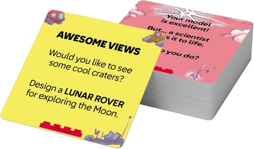 LEGO Recreate Activity Cards – Tech | Build & Play Game with 30+ Activity Cards & 25 LEGO Elements | Ages 6+