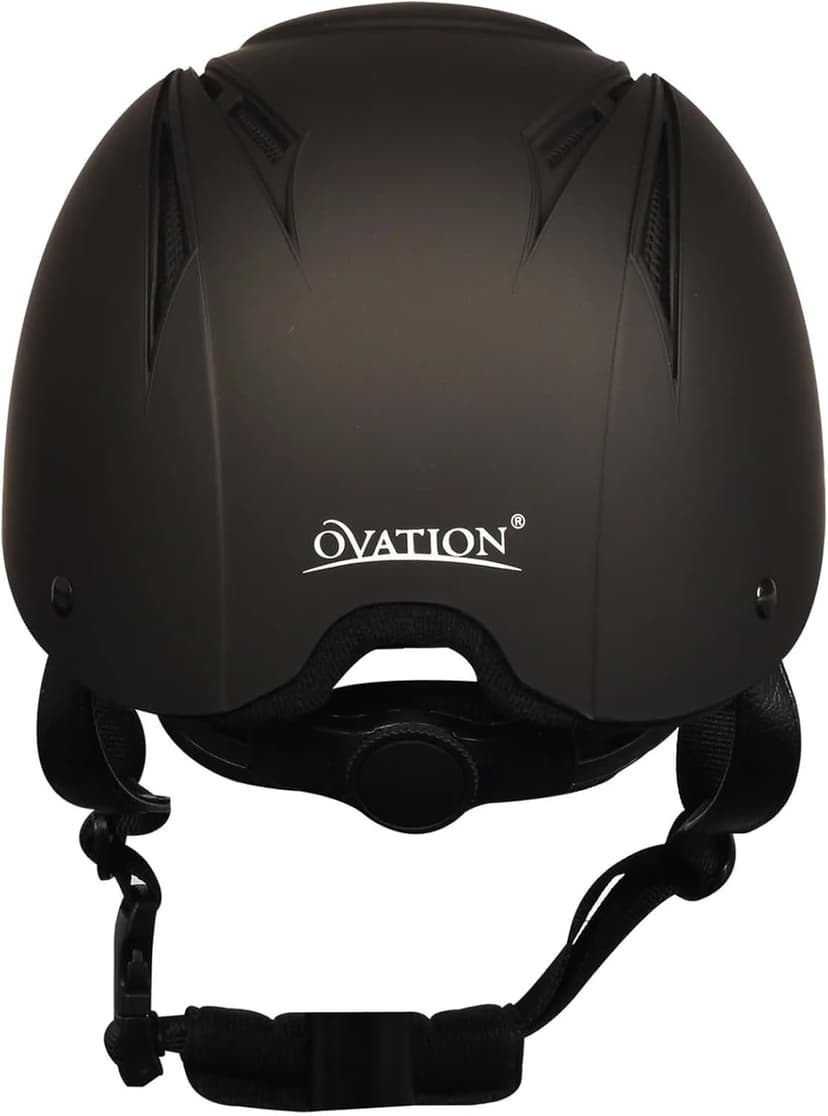 OVATION Adult Deluxe Schooler Riding Helmet - Lightweight Breathable Adjustable Equestrian Safety Helmet w/Removable Liner