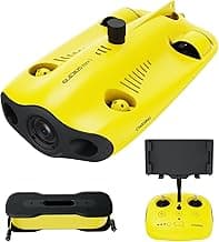 Underwater Drone, Mini S submarine drone with 4K+EIS Image Stabilization Camera for Real-Time Viewing Depth & Temperature Data, Direct-Connect Remote Controller, Dive to 330ft Underwater, Portable ROV