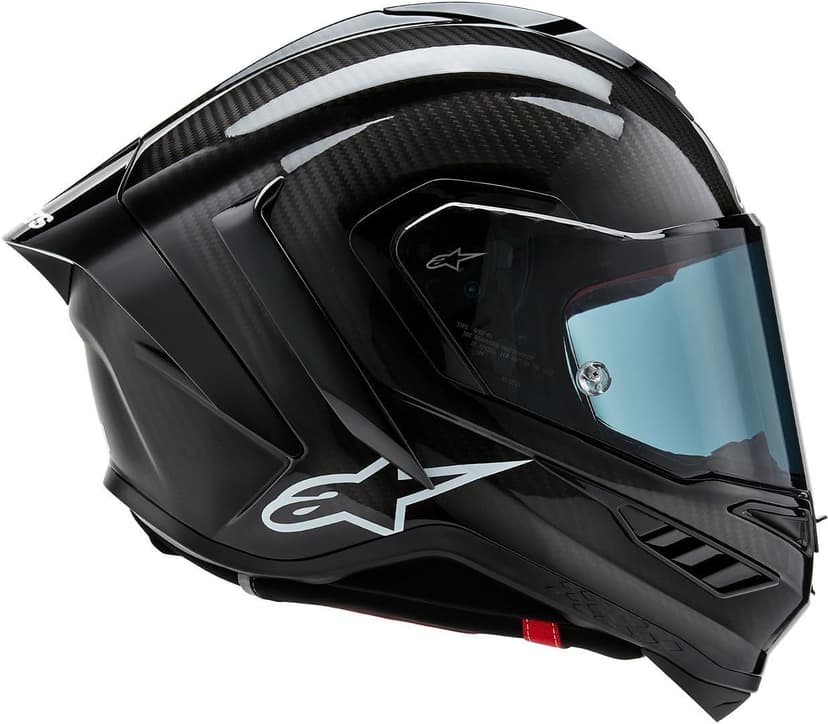 Alpinestars Supertech R10 Solid Helmet, Carbon Shell, CE-Certified, Advanced Ventilation & Fit