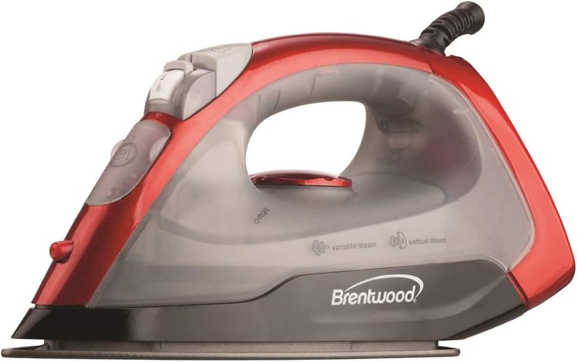 Brentwood MPI-54 Steam Iron NIL, Red