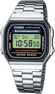 Casio Men's Vintage A168WA-1 Electro Luminescence Watch