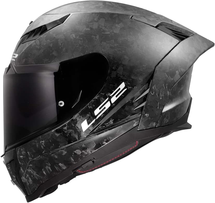 LS2 Helmets Dragon Carbon Full Face Motorcycle Helmet W/ SunShield