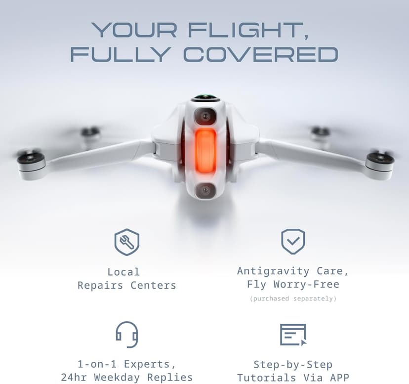 Antigravity A1 Infinity Bundle (3 High-Capacity Batteries) - 8K 360 Drone for Immersive Flight, Point-to-Fly Motion Control, Obstacle Avoidance, Deep Track, Auto Return, 10km Transmission, Auto Edit