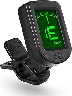 Guitar Tuner Clip On Ukulele Tuner 1 Pack for Guitar Bass Ukulele Violin banjo Tuner