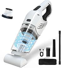 EABOSON Handheld Vacuum Cordless, 16000PA High Power Suction Hand Held Car Vacuum Cleaner Portable with Washable Filter & Multi Accessories, Rechargeable Dust Busters for Car Home Office and Pet Hair