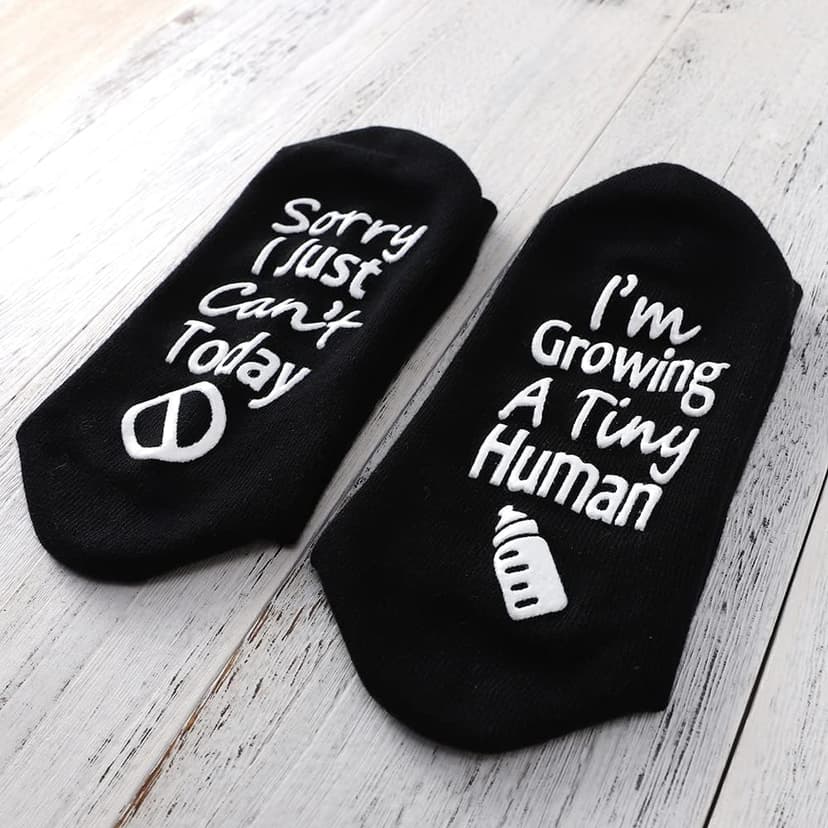 Pregnancy New Mom To Be Gift Growing a Tiny Human Socks Gifts For Pregnant Women Mother's Day