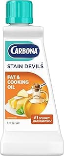 Carbona Stain Devils® #5 | Fat & Cooking Oil | Professional Strength Laundry Stain Remover | Multi-Fabric Cleaner | Safe Formula | 1.7 Fl Oz, 1 Pack