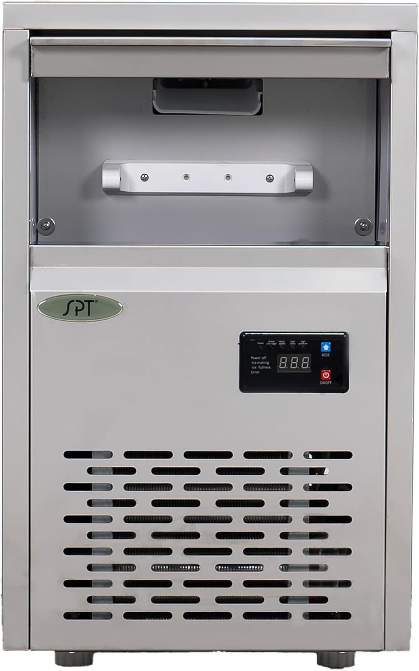 SPT SZB-22 44-lb Automatic Flake Ice Maker in Stainless Steel with Inline Water Filter