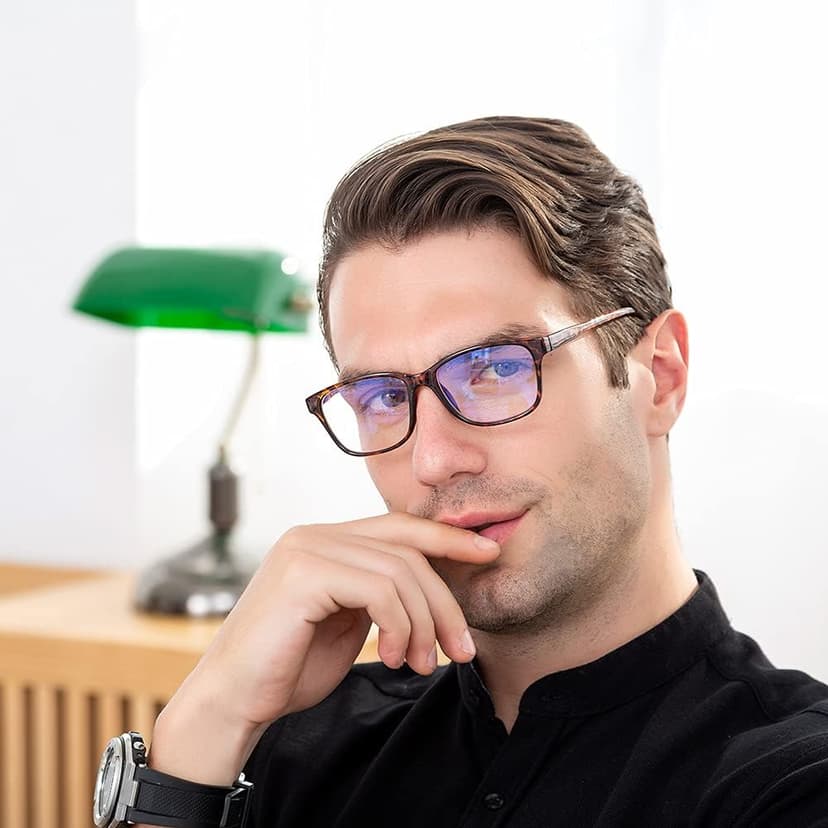 K KENZHOU Blue Light Glasses for Woman Men Bluelight Blocking Glasses for Computer Gaming Phones,Anti Eye Strain & UV Glare