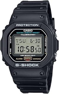 G-Shock Casio G-Shock Shock Resistant DW5600UE-1V Men's Water Resistant Black Resin Sport Watch