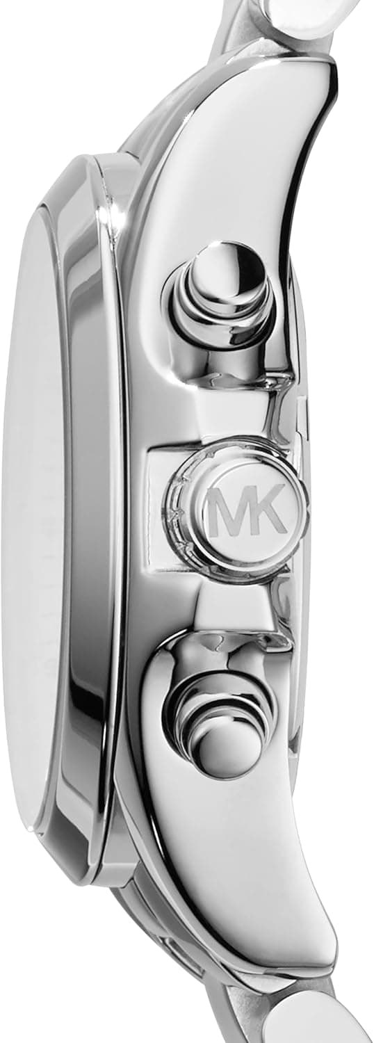Michael Kors Bradshaw Women's Watch, Stainless Steel Chronograph Watch for Women with Steel or Leather Band