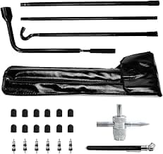 Spare Tire Removal Tool Kit Tire Lug Wrench Handle Tire Removal Replacement Kit Fit For 1998-2021 Toyota Tacoma 2004-2021 Toyota Tundra 2008-2021 Sequoia