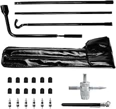 Spare Tire Removal Tool Kit Tire Lug Wrench Handle Tire Removal Replacement Kit Fit For 1998-2021 Toyota Tacoma 2004-2021 Toyota Tundra 2008-2021 Sequoia