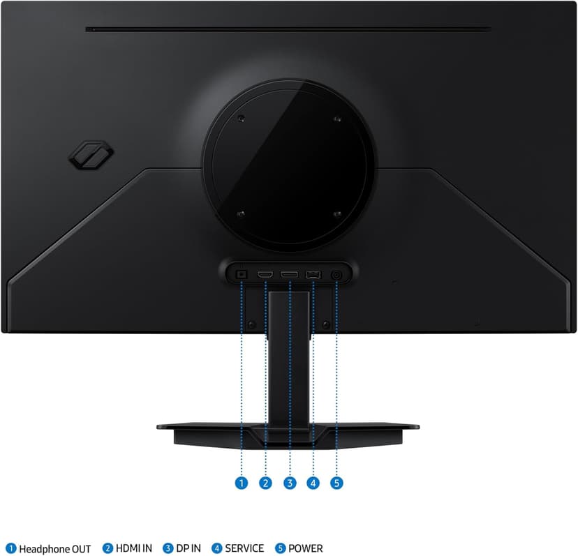Samsung 27” Odyssey OLED G5 (G50SF) QHD & QD-OLED Gaming Monitor, 180Hz Refresh Rate, 0.03ms (GtG) Response Time, NVIDIA G-Sync Compatible, AMD FreeSync™, LS27FG500SNXZA