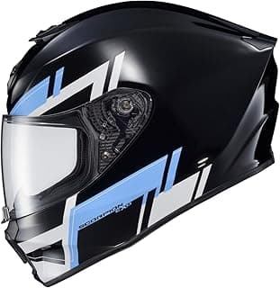 ScorpionEXO R420 Full Face Polycarbonate Street Motorcycle Helmet Comm Ready Speaker Pockets DOT Snell Approved Adult