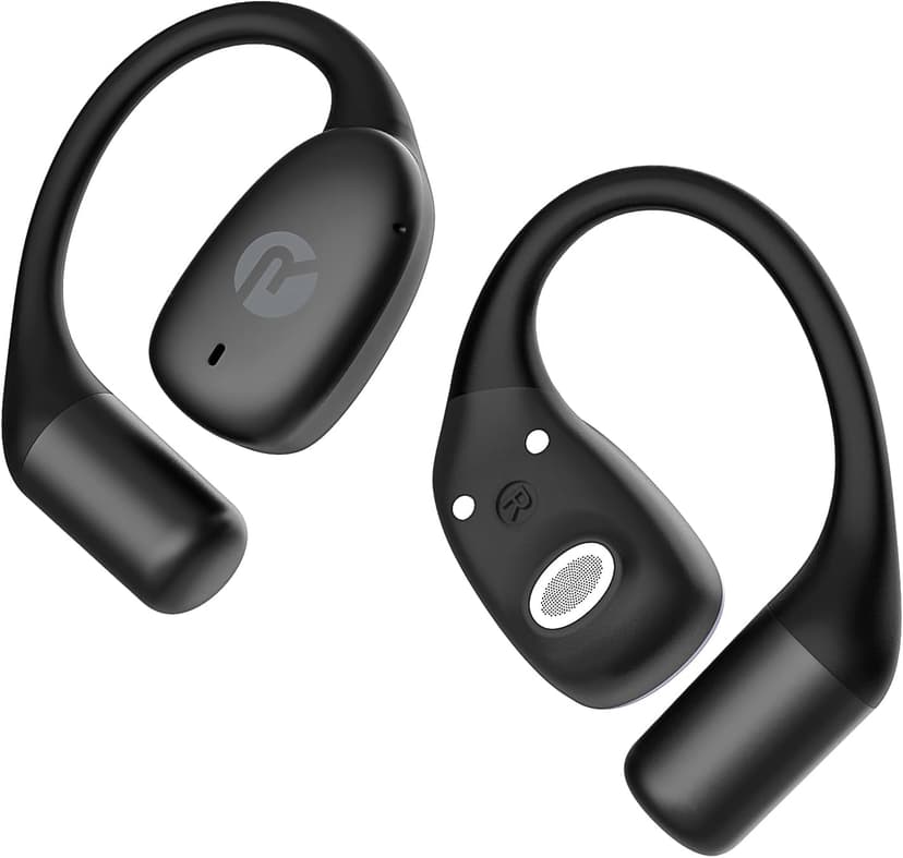 Raycon Essential Open Ear Earbuds – Open Ear Headphones, Earbuds Wireless Bluetooth, Sweat & Water-Resistant Earphones, Ultra-Lightweight Design, 36 Hours Battery Life (Black)