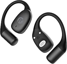 Raycon Essential Open Ear Earbuds – Open Ear Headphones, Earbuds Wireless Bluetooth, Sweat & Water-Resistant Earphones, Ultra-Lightweight Design, 36 Hours Battery Life (Black)