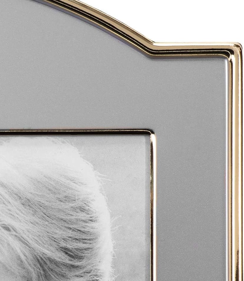 Malden International Designs Wedding 50th Anniversary Two Tone Picture Frame, 4x6, Gold/Silver