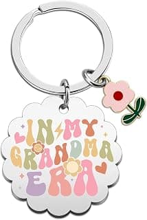 New Grandma Gifts First Time Grandma Gift for Grandmas Keychain Best Grandmas Gift Ideas Grandmother Keepsake Jewelry Gifts for New Baby Christmas Birthday Present for Her