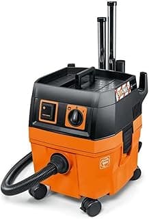 Fein Turbo I HEPA Pro Set Wet/Dry Dust Extractor - 5.8-Gallon Capacity, 151 CFM Suction, Anti-Static System, Quiet 66 dB Operation, Includes HEPA Filter and Accessories - 92037060990