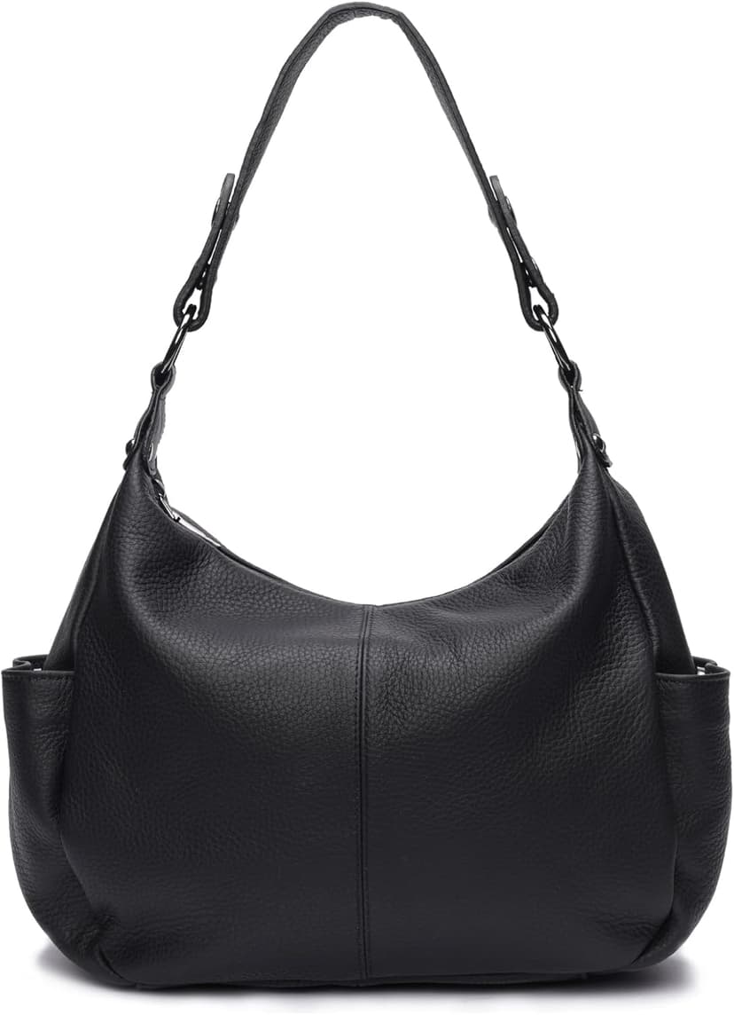 Dulcet Project Genuine Leather Purses for Women Hobo Crossbody Bags Casual Work Shoulder Bag with Adjustable Strap