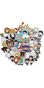 Set of Unique Sticker Decals, 5 Holograms, Waterproof, UV & Scratch Resistant, Great for Gadgets, Officially Licensed 60-Pack Conquest Harry Potter Watercolor Vinyl Stickers B08GNBGSD2