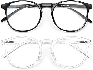 IBOANN Blue Light Glasses for Woman/Men, Fashion Blue Light Glasses Men, Fake Glasses Help Reduce Screen Fatigue