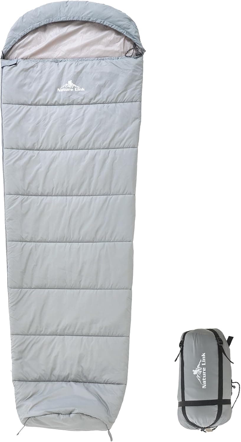 Lightweight Mummy Sleeping Bag 2.87lbs, Backpacking Sleeping Bag 42℉-55℉, Nylon Shell and Lining, Compact, Ultralight Sleeping Bag for Backpacking Camping Hiking