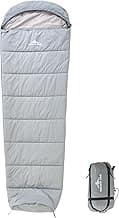 Lightweight Mummy Sleeping Bag 2.87lbs, Backpacking Sleeping Bag 42℉-55℉, Nylon Shell and Lining, Compact, Ultralight Sleeping Bag for Backpacking Camping Hiking