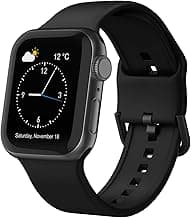 Sport Band Compatible with Apple Watch Bands 49mm 46mm 45mm 44mm 42mm 41mm 40mm 38mm, Soft Silicone Replacement Strap with Classic Clasp for iWatch Series 11 10 9 8 7 6 5 4 3 2 1 SE Ultra Women Men