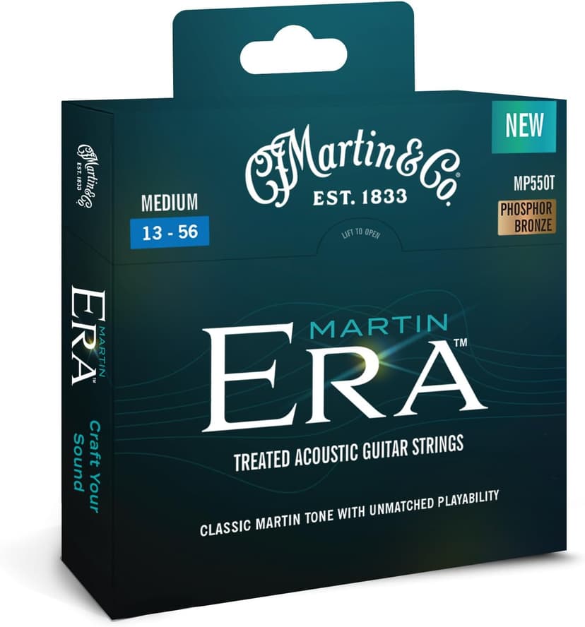 MARTIN MP550T Era Acoustic Guitar Strings, Medium