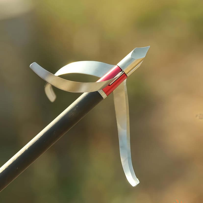 Turkey Hunting Broadhead for Archery - 125 Grain 3 Pack Archery Arrow Tips for Crossbow, Recurve, Compound Bow.