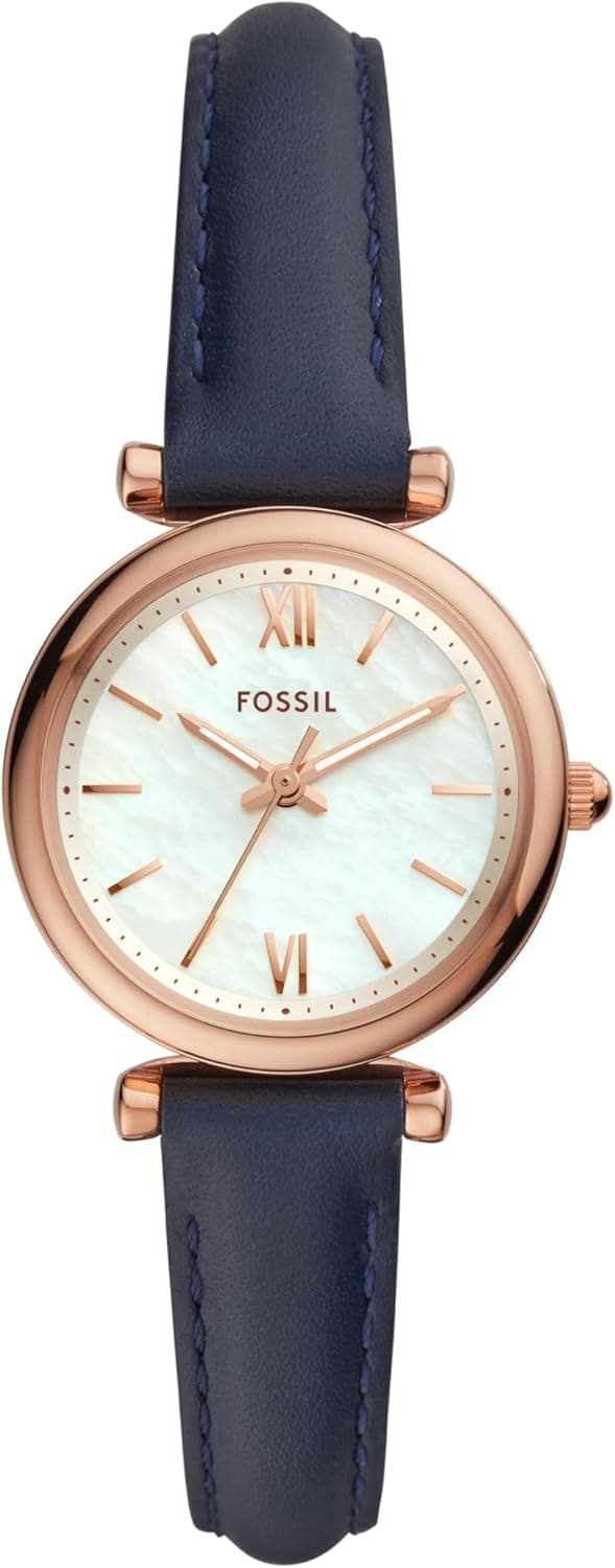 Fossil Women's Carlie Quartz Stainless Steel Three-Hand Watch