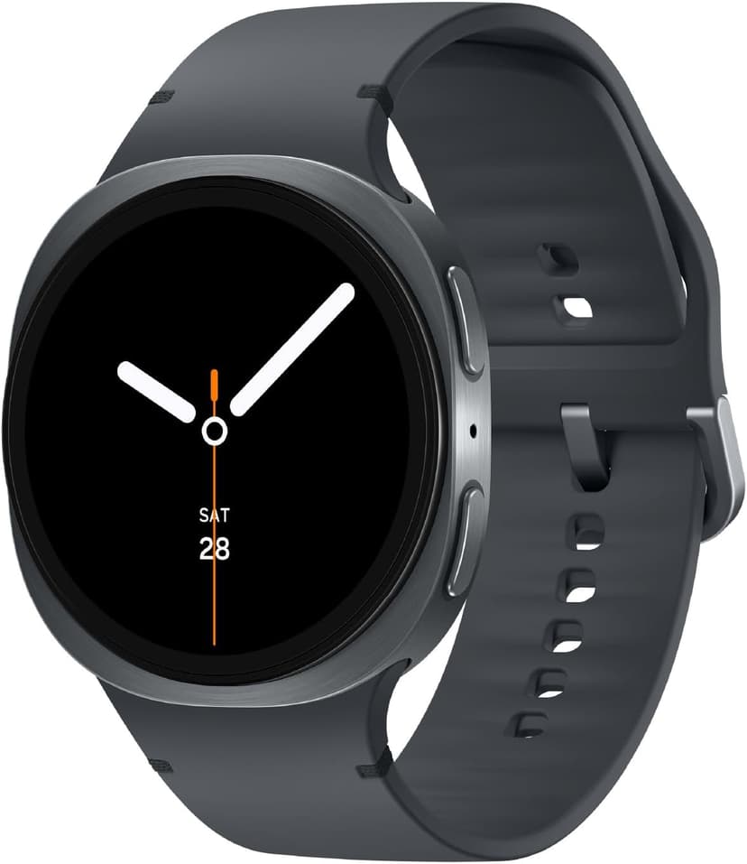 Samsung Galaxy Watch 8 (2025) 44mm Bluetooth Smartwatch, Cushion Design, Fitness Tracker, Sleep Coaching, Running Coach, Energy Score, Heart Rate Tracking, Graphite [US Version, 2 Yr Warranty]