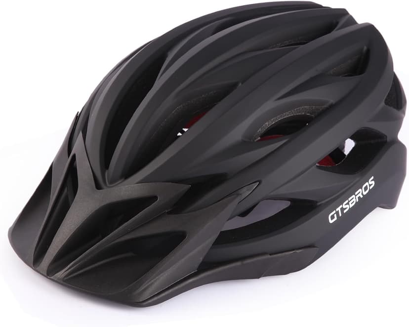 Bike Helmet with Visor for Men Women – Lightweight Road & Mountain Bicycle Helmet – Adjustable Adult Cycling Helmet for Commuting, MTB & E-Bike, CPSC Certified