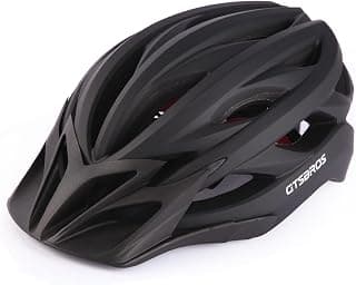Bike Helmet with Visor for Men Women – Lightweight Road & Mountain Bicycle Helmet – Adjustable Adult Cycling Helmet for Commuting, MTB & E-Bike, CPSC Certified