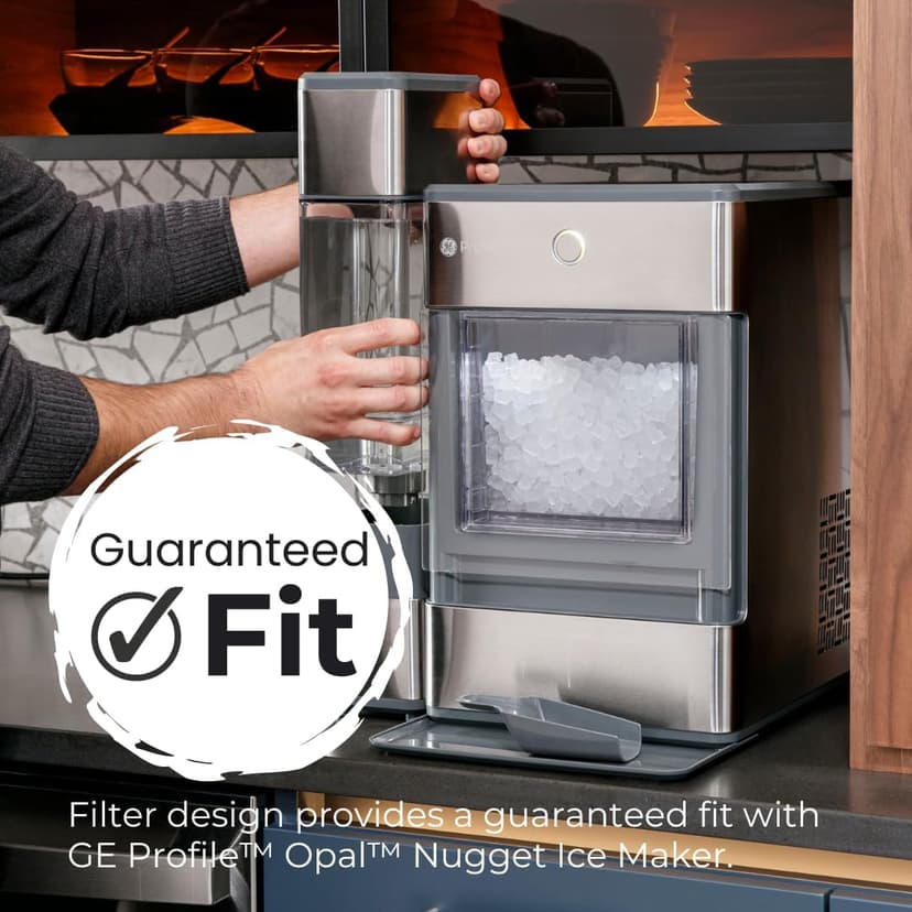 GE Profile Opal Carbon Replacement Water Filter for Opal Nugget Ice Maker | Cleans and Filters Water for Fresh Ice | Replace Every 3 Months for Best Results | Easy Install | Pack of 1