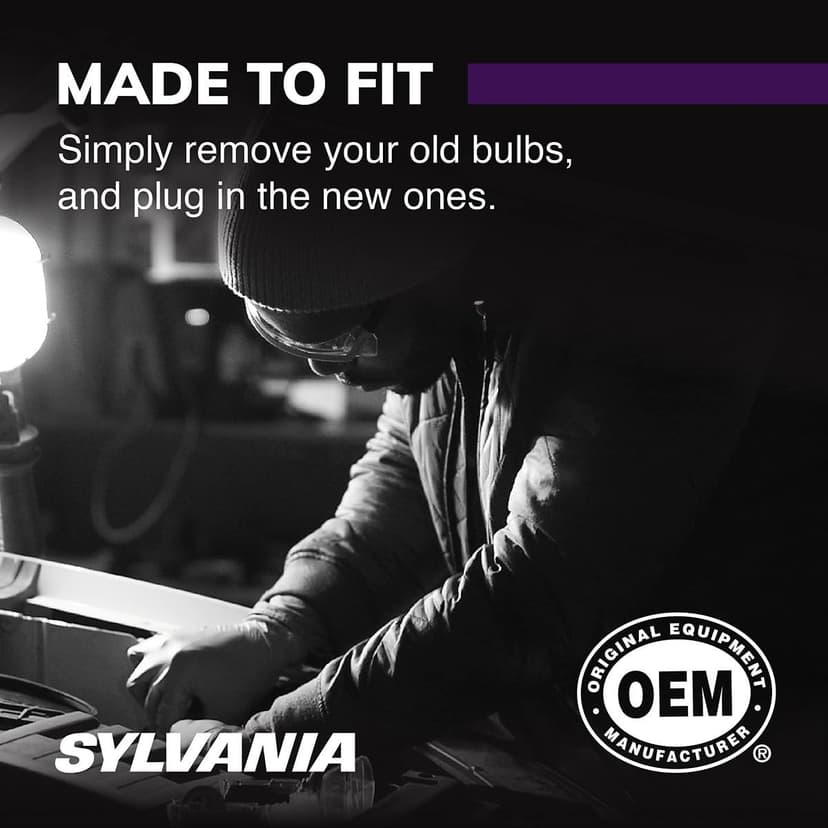 SYLVANIA - 9006 XtraVision Halogen Headlight Bulb - High-Performance Car Headlight - Replacement Halogen Light - For Automotive - 2 Bulbs