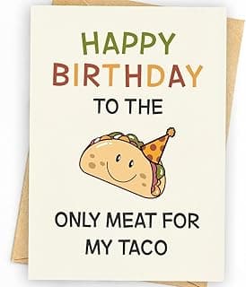 Husband Birthday Card | Birthday Decorations for Men | Funny Birthday Card & Gift for Husband, Men, Boyfriend, and Him | Happy